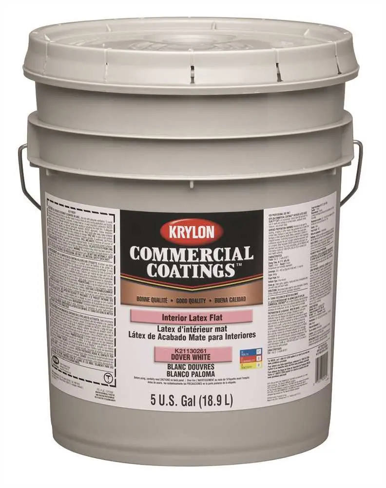 Krylon Latex Paint Bronze Semigloss Antique White 1