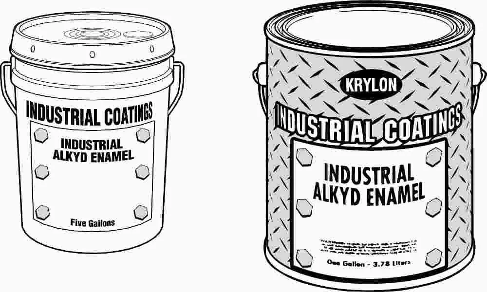 Paint 52 Series Industrial Alkyd Enamel White 1 Gal 1