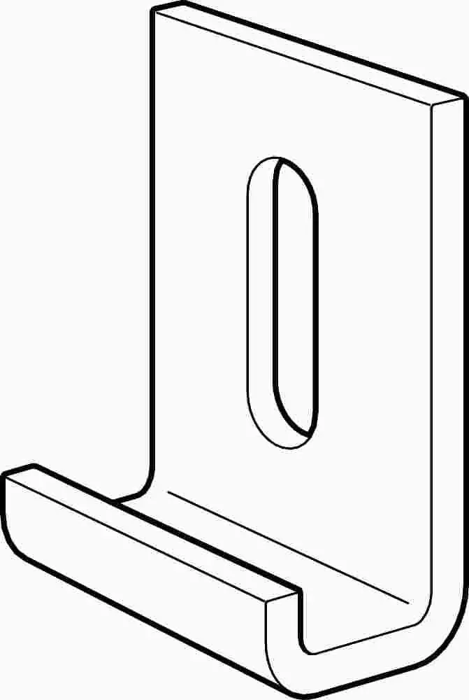 Mirror J Clips With Screws 1