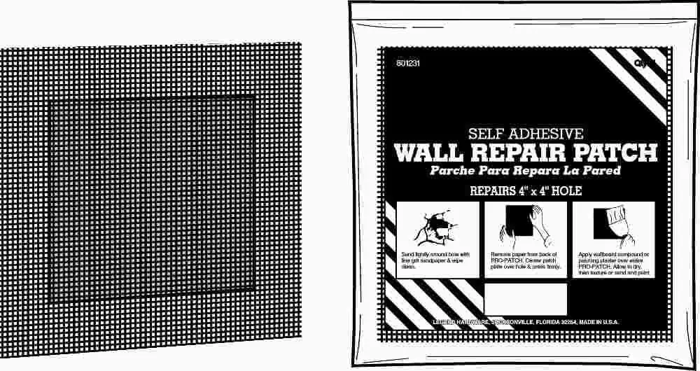 Homax Wall Patch 4 In. X 4 In. 1