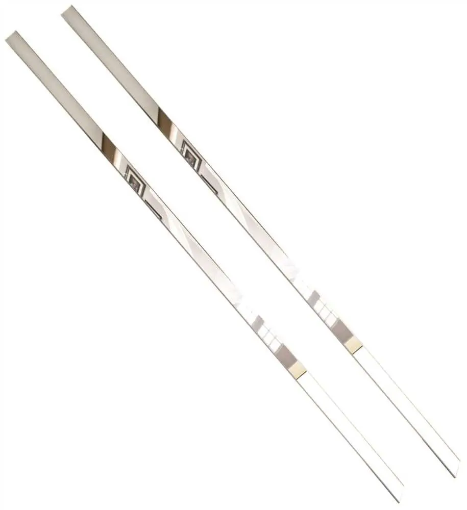 Acrylic Mirror Strips, 48", 2 Strips Per Pack 1