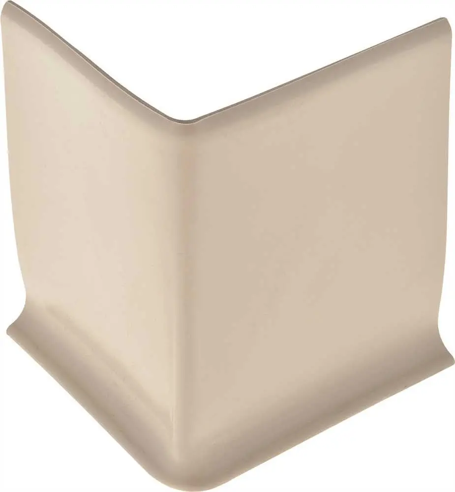 Tarkett Vinyl Base Outside Corners, Gray-Brown, 4 In. 1