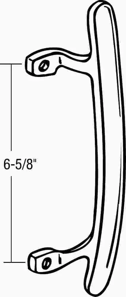 Patio Dr Repl Handle Chrome 1