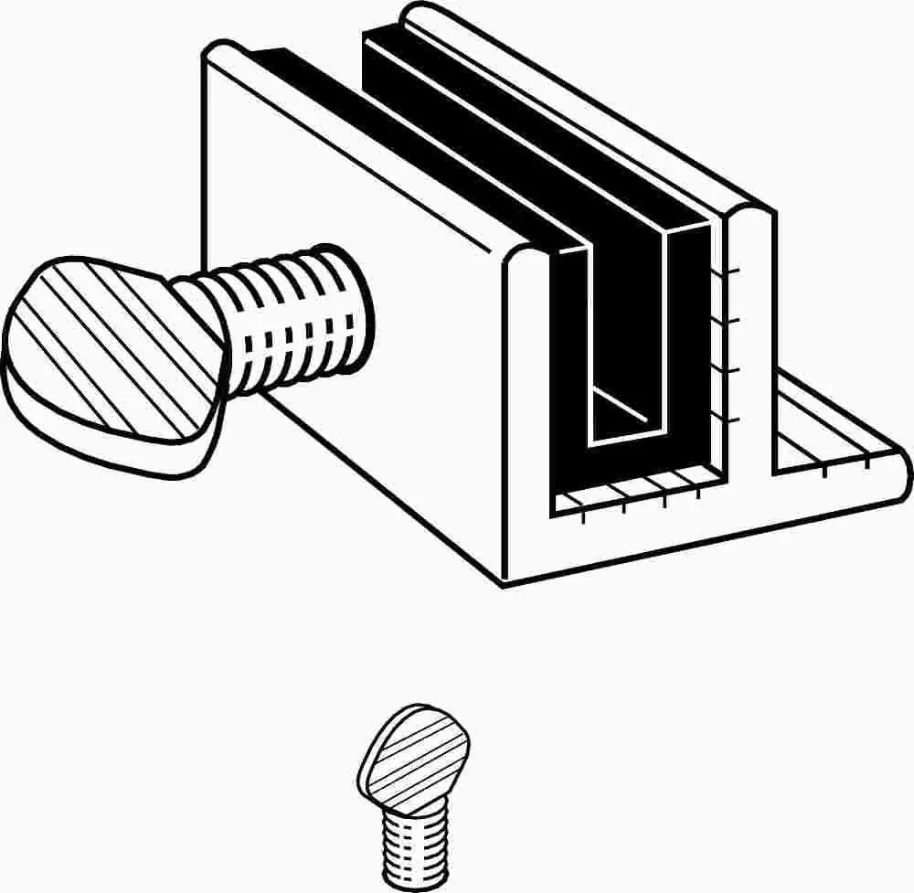 Anvil Mark&Reg; Sliding Glass Door And Window Security Lock 1