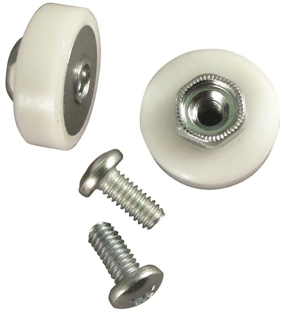 Shower Door Roller Flat 3-4 In. Diameter 1