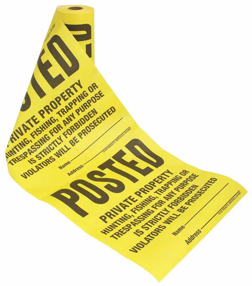 Tyvek Posted Roll Sign 1
