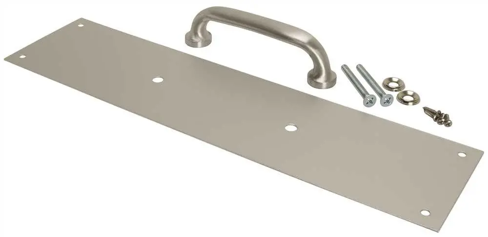 Pull Plate Aluminum 3-1-2" X 15" 1