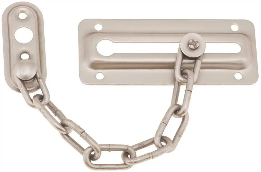 Chain Door Guard Satin Nickel 1