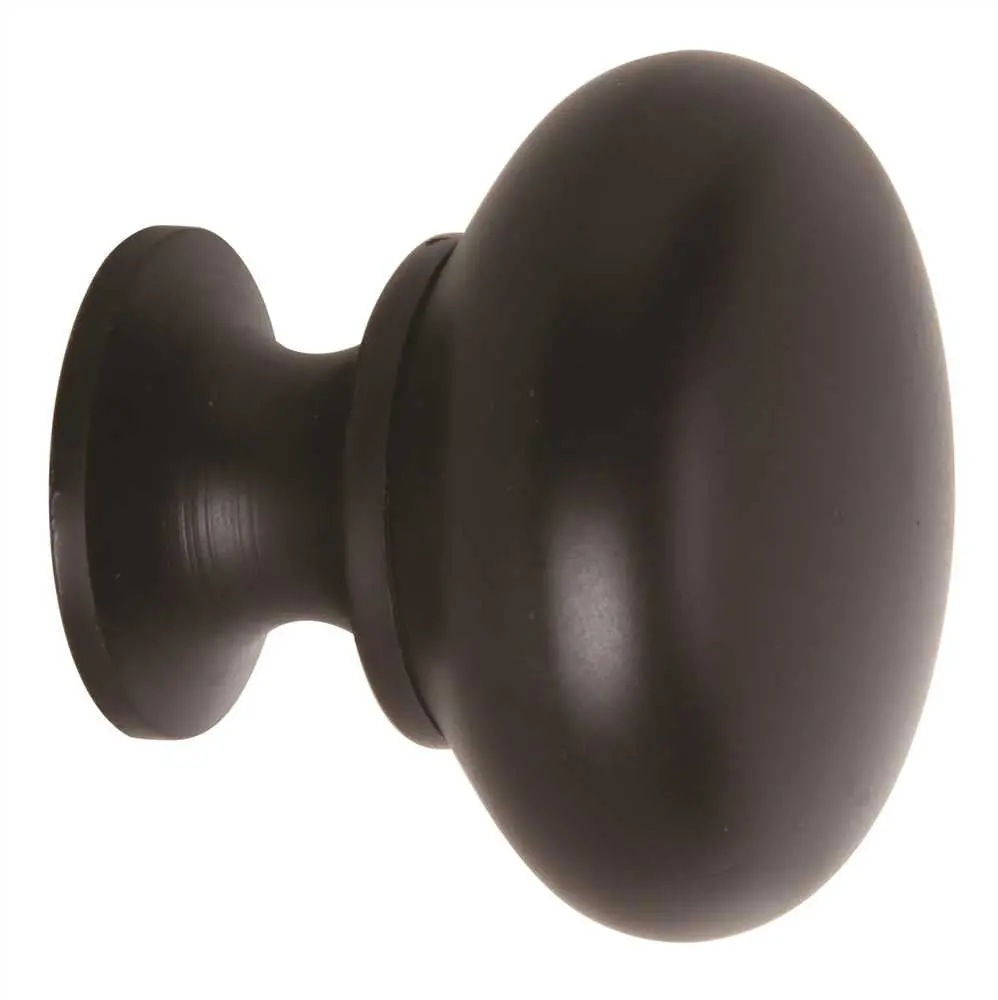 High Density Zinc Cabinet Knob 1-1-4 In. Oil Rubbed Bronze 1