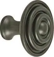 Cabinet Knob 1-1-2 In. Oil Rubbed Bronze 1