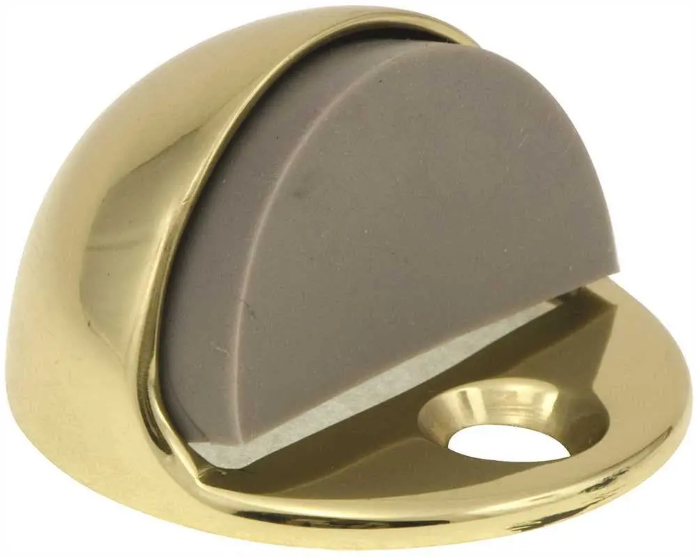 Anvil Mark&Reg; Dome 5-32 In. Door Bumper Polished Brass 1