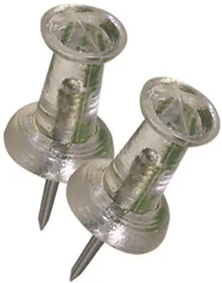 Push Pins Clear 1