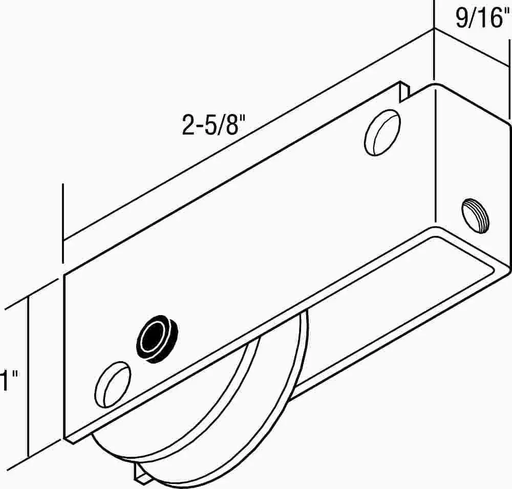 Patio Door Roller Assembly 1