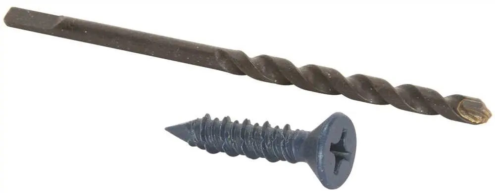 Phillips Flat Head Masonry Fasteners 1-4 In. X 1-1-4 In., 100 Per Pack 1