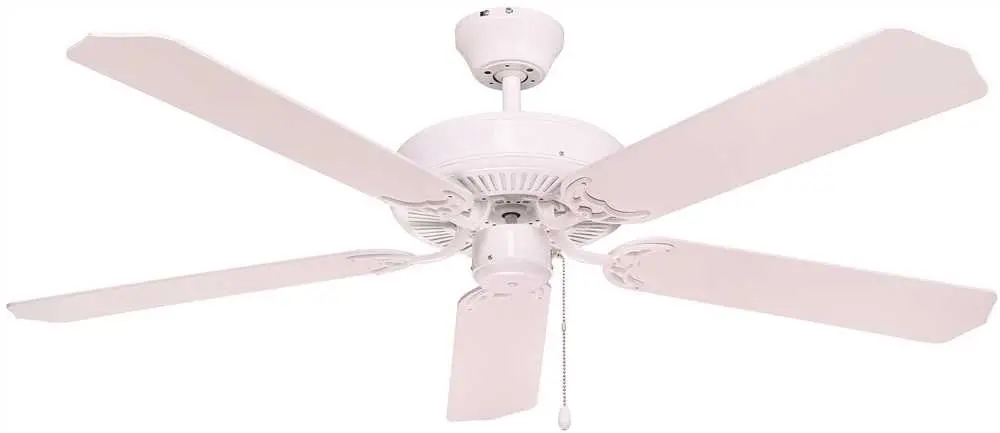 Bala&Reg; 5-Blade Ceiling Fan With Adaptable Light Kit And Reversible Blades, 52 In., White 1
