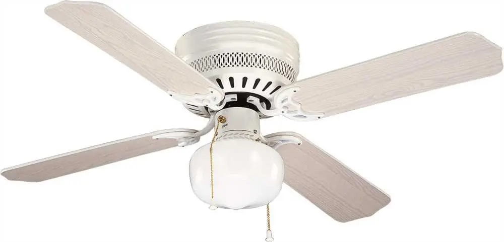 Bala&Reg; Ceiling Fan, White With White Blades, 42 In. 1