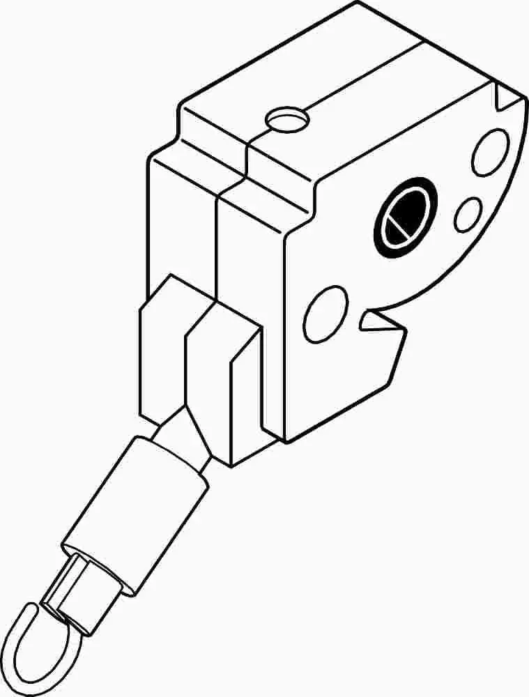 Mini Blind Tilt Mechanism White 1