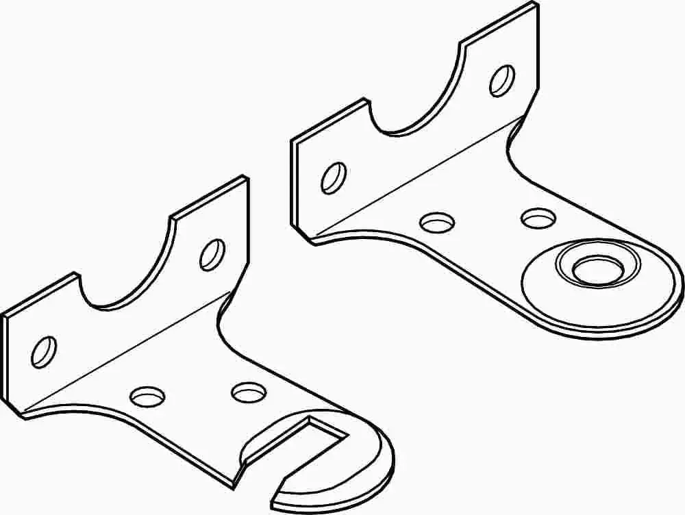 Window Shade Outside Mount Bracket 1