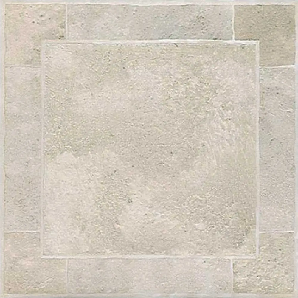 Winton&Reg; Self-Adhesive Vinyl Floor Tile, Blue And Sand, 12X12 In., 1.1 Mm 1