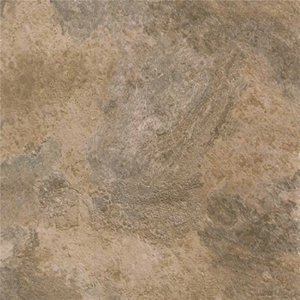 Winton&Reg; Self-Adhesive Vinyl Floor Tile, Natural Black And Tan Stone, 12X12 In., 1.1 Mm 1