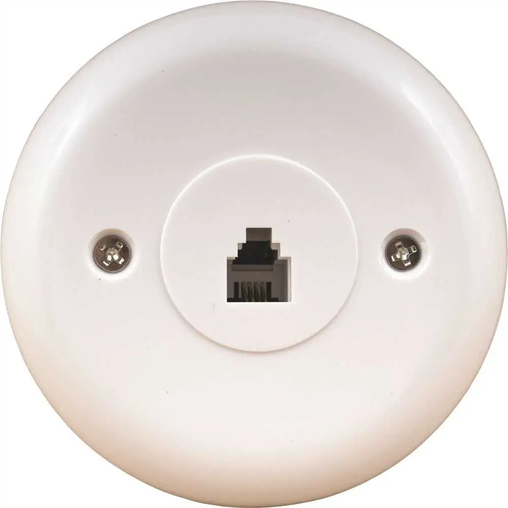 Telephone Round Jack White 1