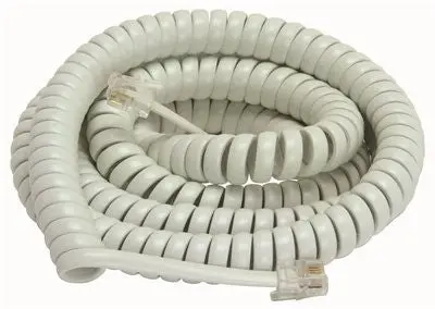 Telephone Handset Cord White 1