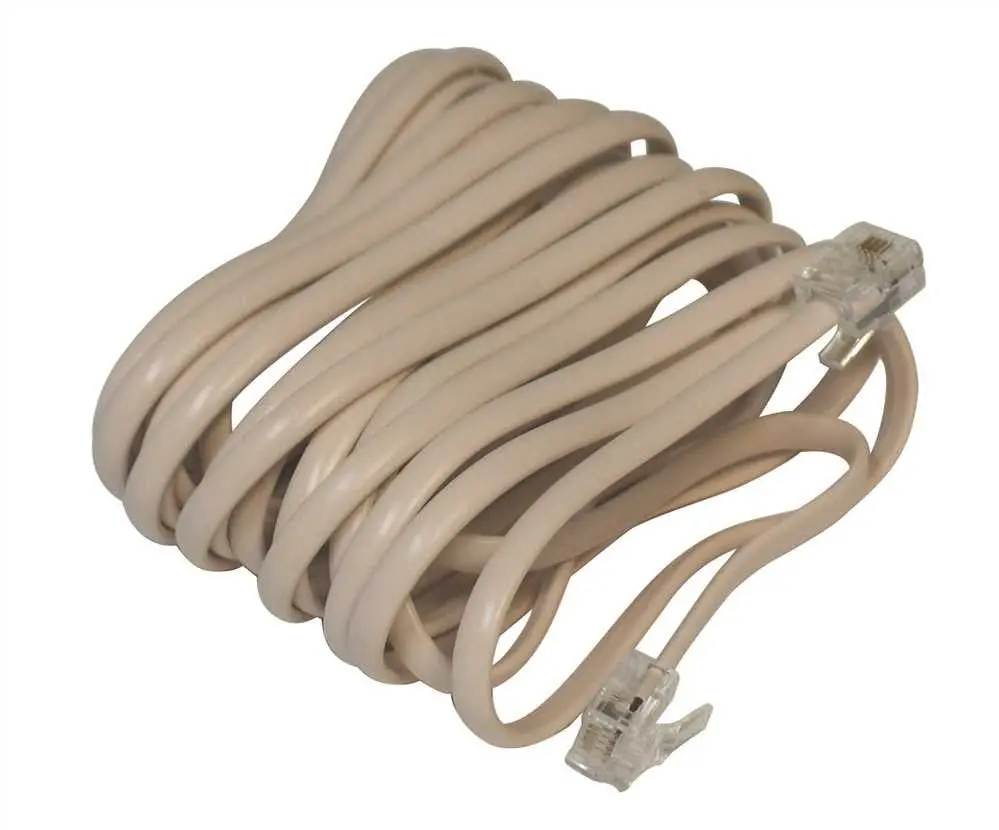 Telephone Modular Extension Base Cord 12 Ft. 1