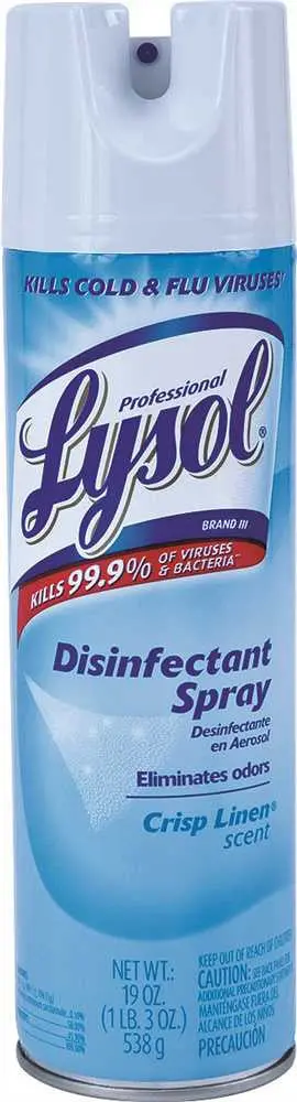 Lysol Disinfectant Spray, Crisp Linen, 19 Oz 1