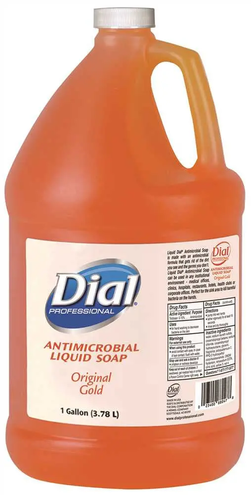 Dial&Reg; Antimicrobial Liquid Hand Soap, 1 Gallon, Gold 1