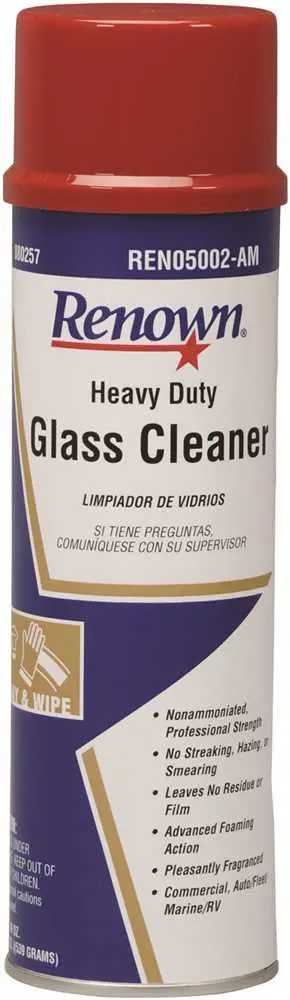 Renown&Reg; Heavy-Duty Glass Cleaner Aerosol, 19 Oz. 1