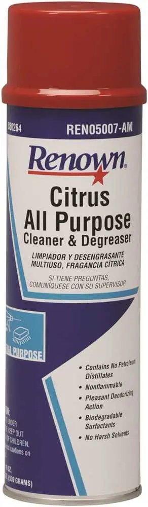 Renown&Reg; Citrus All Purpose Cleaner Degreaser Aerosol, 19 Oz. 1