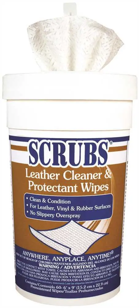 Scrubs Leather Cleaner Wipes 1