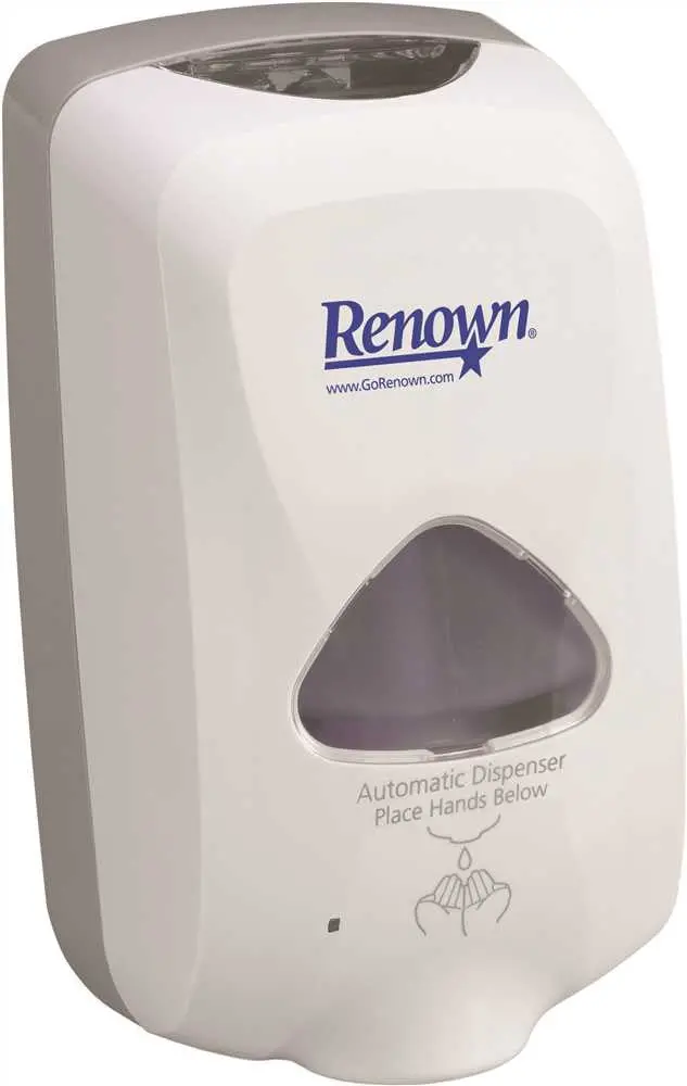 Renown&Reg; Touch-Free Foam Hand Soap Dispenser, 1,200 Ml, Dove Gray 1