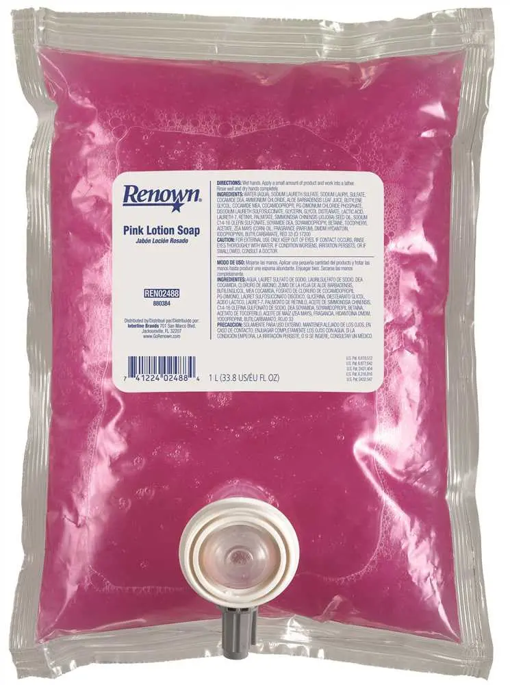 Renown&Reg; Pink Lotion Hand Soap Refill, 1,000Ml 1