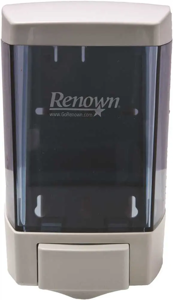 Renown&Reg; Liquid Soap Dispenser, 46 Oz., White See-Thru 1