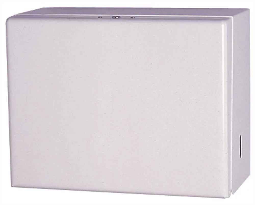 Paper Handle Towel Dispenser Single Fold White 1