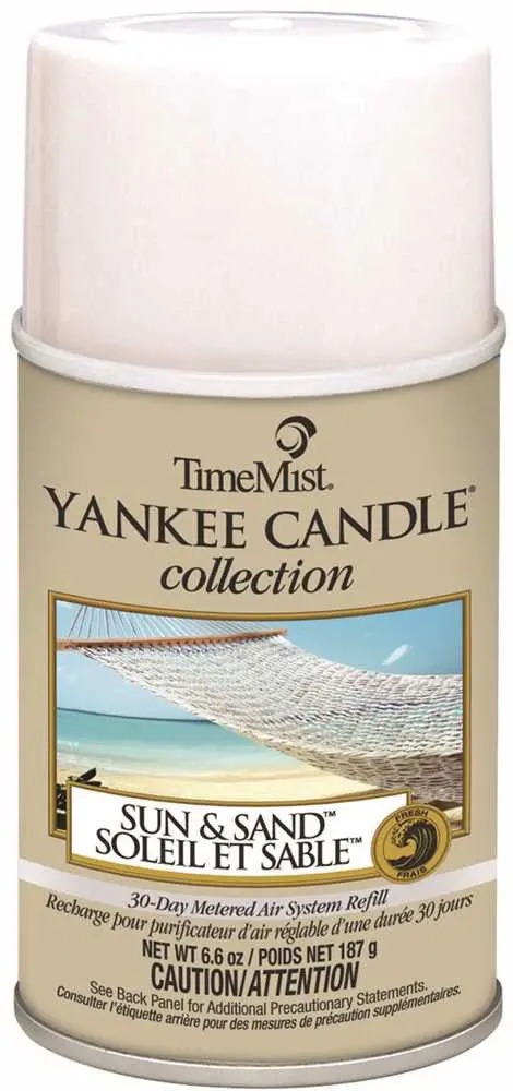 Timemist&Reg; Yankee Candle&Reg; Collection, Air Freshener, Metered Refill, Sun And Sand, 6.6 Oz. 1