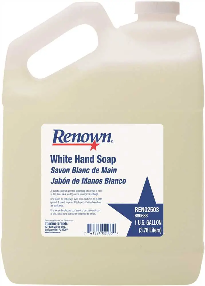 Renown&Reg; Lotion Hand Soap, White, 1 Gallon Per Container 1