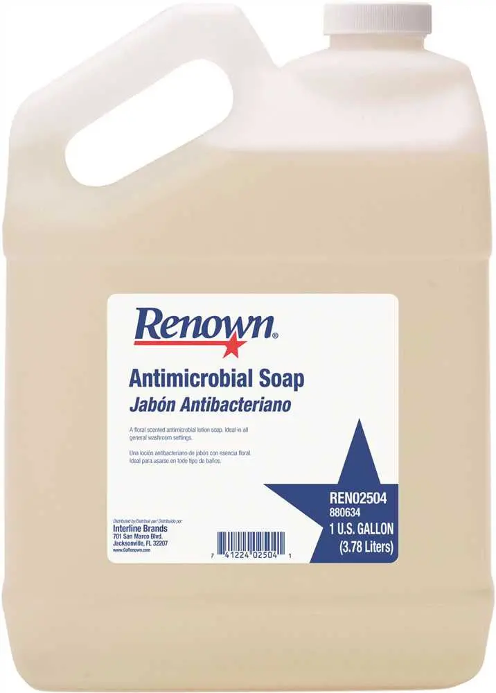 Renown&Reg; Antimicrobial Hand Soap, 1 Gallon, Gold 1
