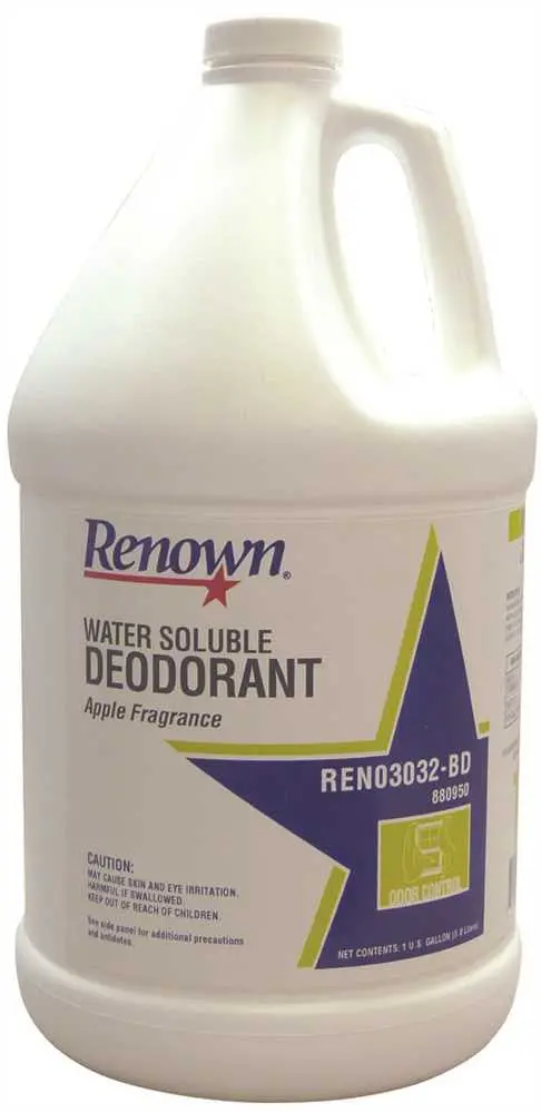 Renown&Reg; Water Soluble Deodorant, Gallon, Apple 1