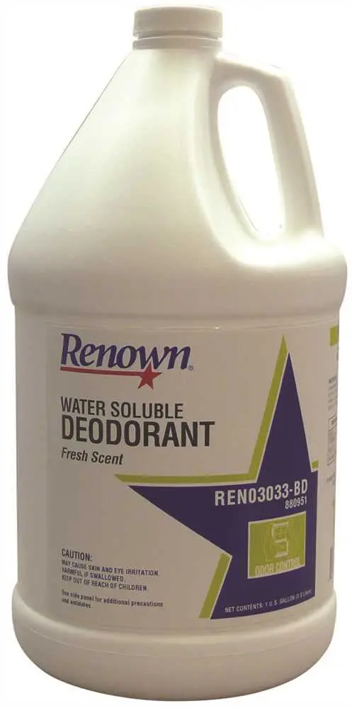 Renown&Reg; Water Soluble Deodorant, Gallon, Fresh Scent 1