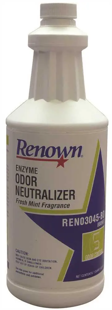 Renown&Reg; Enzyme Odor Neutralizers, Fresh Mint, Quart 1