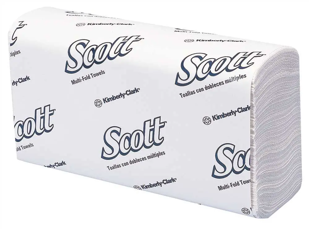 Scott&Reg; Multifold Paper Towels, White, 9.2X9.4 In., 16 250-Count Packs Per Case 1