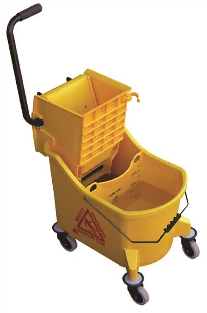 Maxiplus Mop Bucket And Wringer 36 Quart Yellow 1