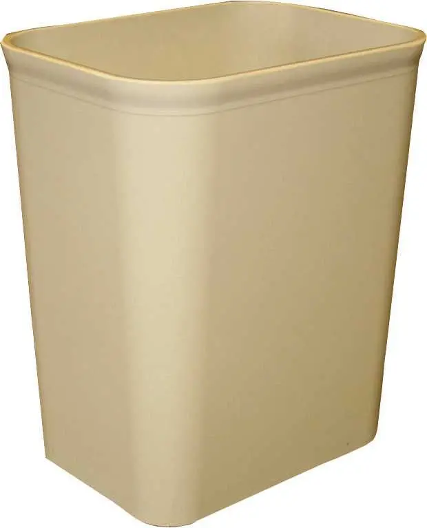 Impact&Reg; Fire-Resistant Trash Can, Beige, 14 Quarts 1