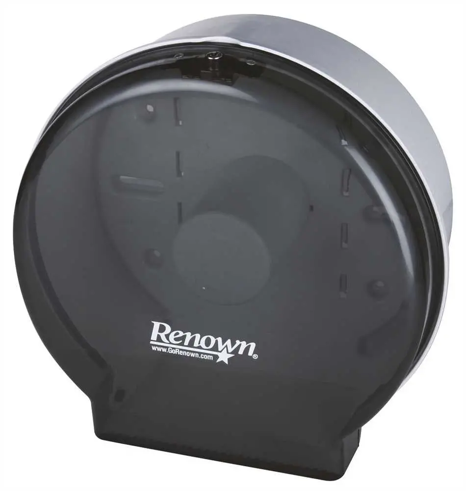 Renown&Reg; Toilet Tissue Dispenser Single Jr Jumbo Black 1