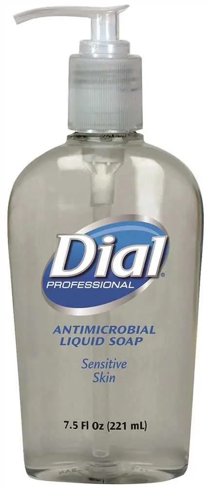Dial&Reg; Antimicrobial Liquid Hand Soap For Sensitive Skin, 7.5 Oz. 1