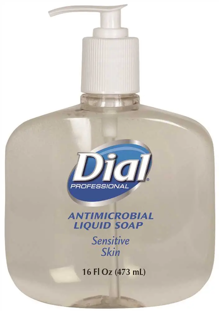 Dial&Reg; Antimicrobial Liquid Hand Soap For Sensitive Skin, 16 Oz. 1