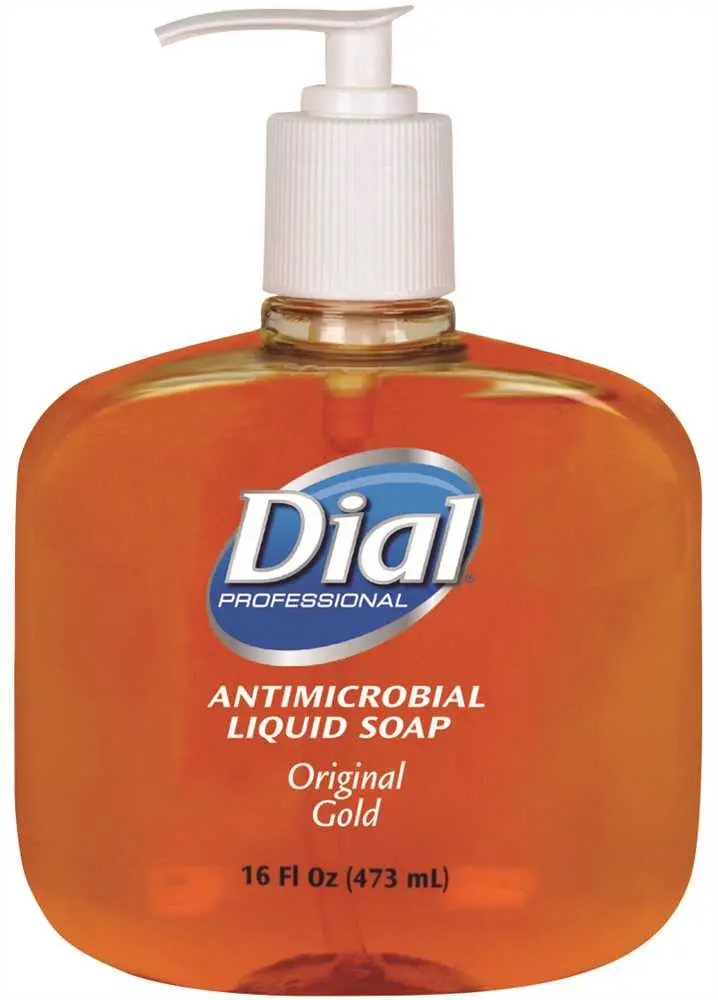 Dial&Reg; Antimicrobial Liquid Hand Soap, 16 Oz., Gold 1
