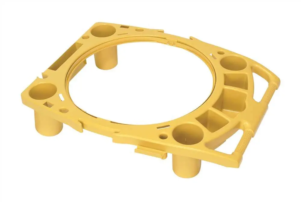 Brute&Reg; Trash Can Rim Caddy, Yellow 1